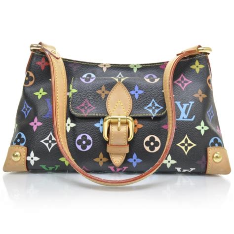 LOUIS VUITTON Monogram Multicolor Eliza Black